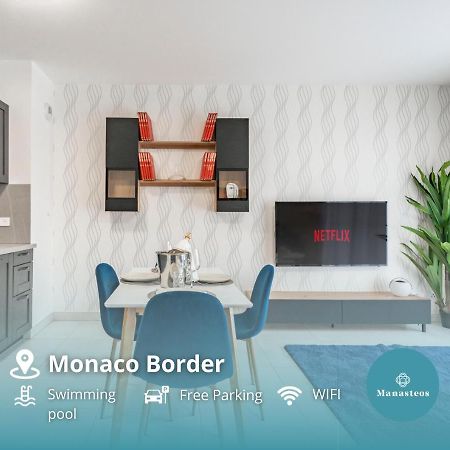 Апартаменты Frontiere Monaco, Terrasse Vue Mer, Tour Odeon - Ap Босолей Экстерьер фото